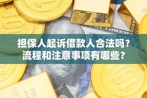济南担保人起诉借款人合法吗？流程和注意事项有哪些？