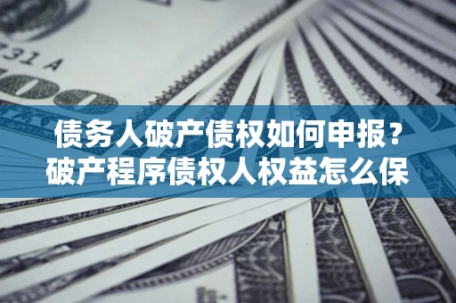 济南债务人破产债权如何申报？破产程序债权人权益怎么保障？