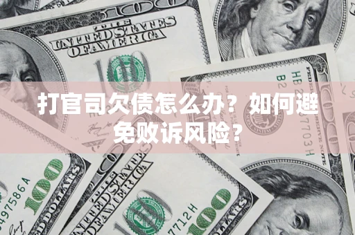 济南打官司欠债怎么办？如何避免败诉风险？