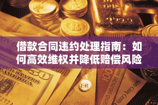济南借款合同违约处理指南：如何高效维权并降低赔偿风险？