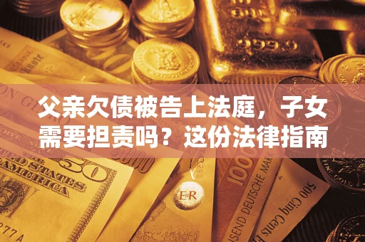 济南父亲欠债被告上法庭，子女需要担责吗？这份法律指南必须看完