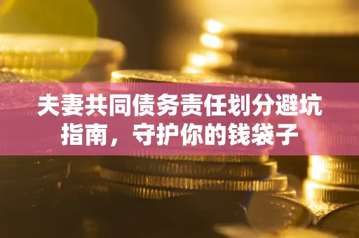 济南夫妻共同债务责任划分避坑指南，守护你的钱袋子