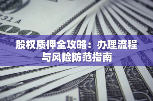 济南股权质押全攻略：办理流程与风险防范指南